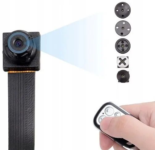 MIKRO KAMERA SZPIEGOWSKA DO UKRYCIA FULL HD DETEKEKCJA ruchu guziki PILOT zdjęcie 1