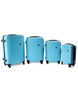Zestaw 4 walizek PELLUCCI RGL 741 Lazurowy