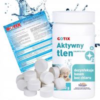 AKTYWNY TLEN do Jacuzzi Basenu spa Wody 1kg BEZ CHLORU Basen Tabletki