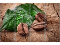 120CM 80 OBRAZ 4 ELEM ZIARNA KAWY DESCE ŚCIENNY