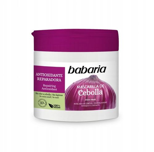 Babaria Cebulowa maska do włosów, przeciw wypadaniu włosów 400 ml na Arena.pl