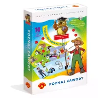 Poznaj zawody - gra zabawka edukacyjna dla dzieci w wieku przedszkolnym