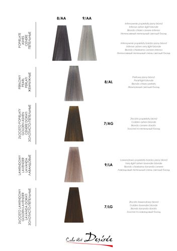 STAPIZ Color Art Desiree Toner do włosów 7/AG Złocisto popielaty blond 100m na Arena.pl