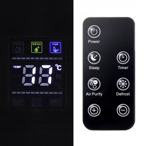 Osuszacz powietrza ZOY pochłaniacz wilgoci 2l lampa UV filtr TiO2 LED na Arena.pl