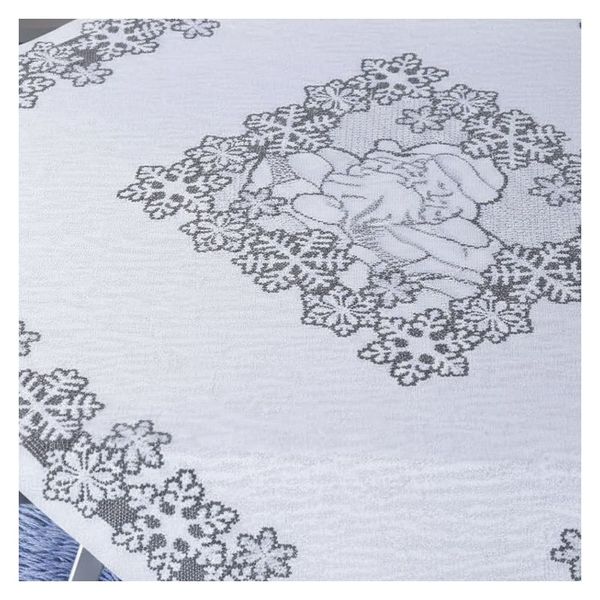 Serweta Biały Mikołaj 85x85 DomoweTekstylia | WN200M B85 | Boże Narodzenie zdjęcie 6