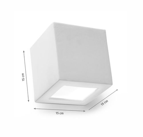 Lampa Ścienna Kinkiet Ceramiczny Ozdobny Leo E27 na Arena.pl