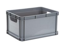 POJEMNIK PLASTIKOWY 20L SKRZYNKA UCHWYTY GREY TRWAŁA