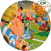 Opłatek waflowy na tort - ASTERIX & OBELIX