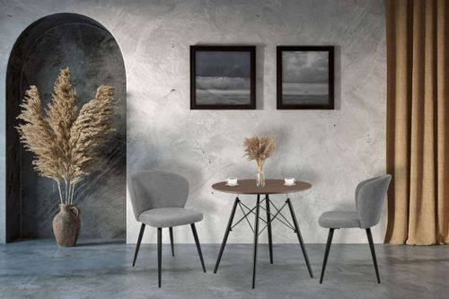 Krzesło Krosby Sztruks grafitowe na Arena.pl