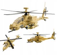 KLOCKI konstrukcyjne helikopter wojskowy ZESTAW AH-64 Apache 259el (KL34)
