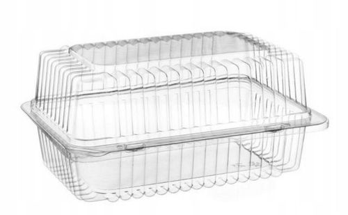 50x Pudełka cukiernicze 1,75 L pojemniki plastikowe na Ciasto Tort Sałatki na Arena.pl