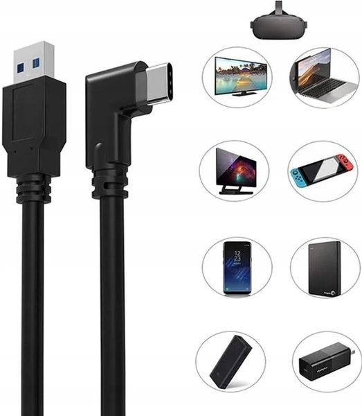 KABEL 5m do OCULUS LINK SteamVR QUEST 1 QUEST 2 QUEST 3 + GRATIS *JAKOŚĆ* zdjęcie 6