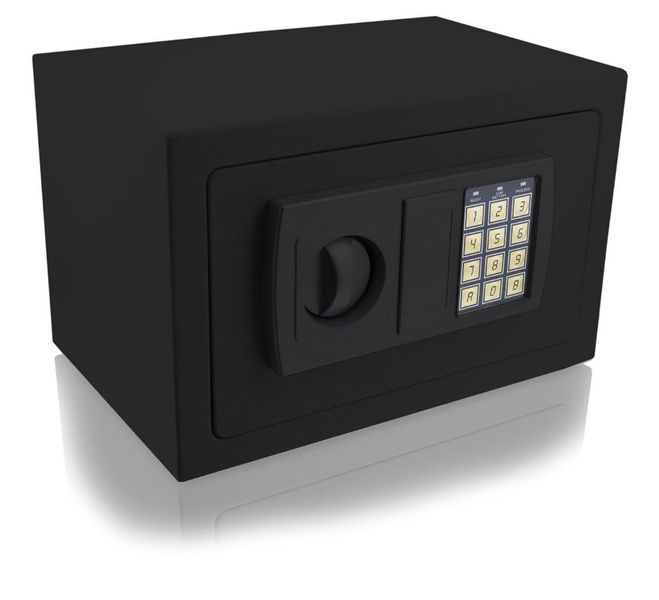 SEJF MEBLOWY ELEKTRONICZNY CZARNY 14210 zdjęcie 1