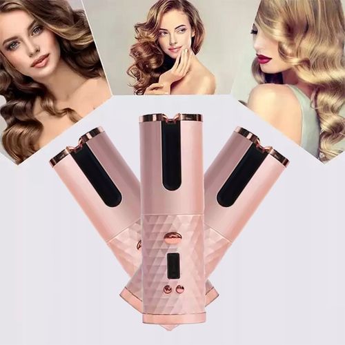 CERAMICZNA Lokówka automatyczna do włosów OBROTOWA fale loki 3000 mAh timer na Arena.pl