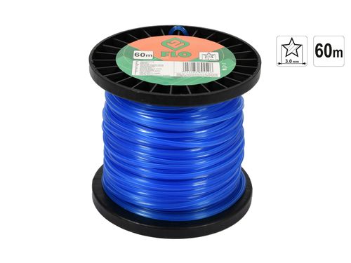 ŻYŁKA TNĄCA DO KOS I PODKASZAREK 3 MM 60 MB FLO 89459 GWIAZDKA na Arena.pl