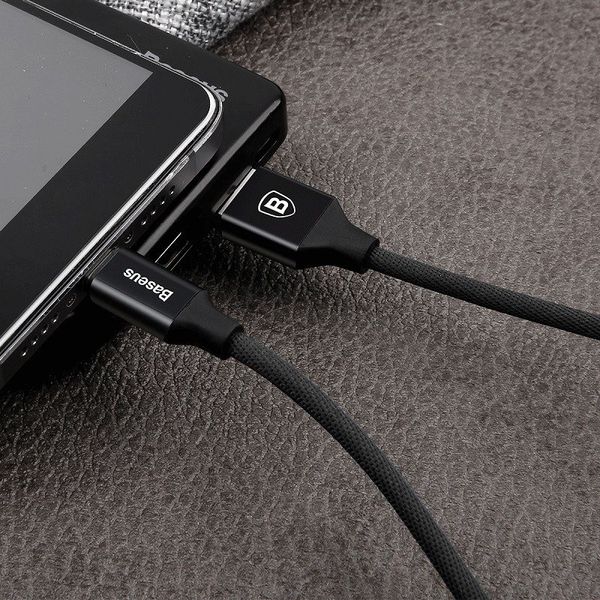 kabel usb do micro usb baseus yiven 1.5m 2a - czarny zdjęcie 8