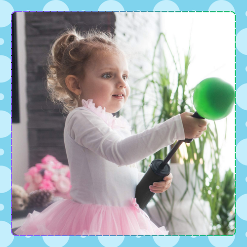 czarna pompka ręczna idealna do nadmuchiwania skoczków balonów mała na Arena.pl