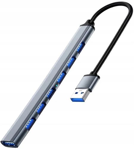 ROZGAŁĘŹNIK PORTÓW 7x USB HUB USB 2.0 3.0 JAKOŚĆ! na Arena.pl