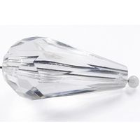 ŁEZKI PLASTIK PRZEZROCZYSTE 12x26MM 8SZT