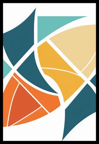 Plakat 67,5x100cm Geometria Wiatru na Arena.pl