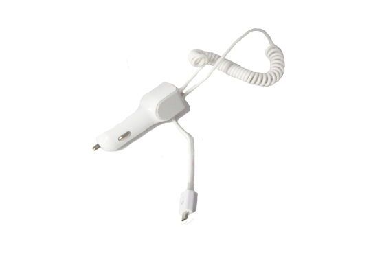 ŁADOWARKA SAMOCHODOWA 2.1A GNIAZDO USB+ WTYK MICRO zdjęcie 2