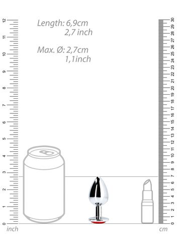 round gem butt plug   small na Arena.pl