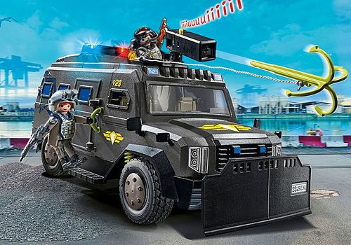 PLAYMOBIL CITY ACTION 71144 POJAZD TERENOWY JEDNOSTKI SPECJALNEJ zestaw +5 na Arena.pl