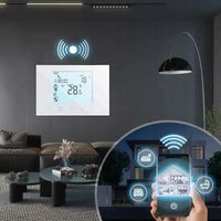 TERMOSTAT PANEL NAŚCIENNY POKOJOWY EKRAN DOTYKOWY LED WiFi TUYA TERSCW2