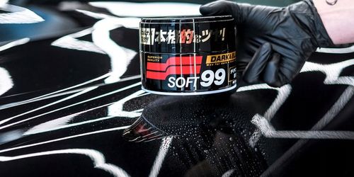 SOFT99 DARK BLACK DUŻY WOSK SAMOCHODOWY DO AUTA TRWAŁY CIEMNE LAKIERY 300G na Arena.pl