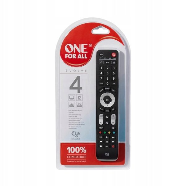 One For All URC7145 Smart Control Universal Remote Control - 4 devices - zdjęcie 12