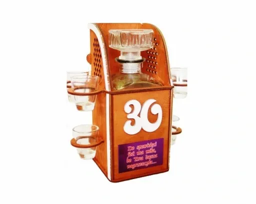 Karafka na alkohol 6 kieliszków kieliszki prezent URODZINY 18-99 WZORY zdjęcie 4