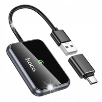 BEZPRZEWODOWY ADAPTER CARPLAY HOCO USB A NA USB C HU1