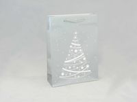 Torby świąteczne małe 24 x 9 x 33 cm choinka