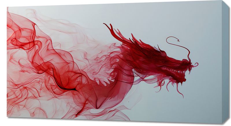 Obraz 90x50cm Smoczy Wzlot zdjęcie 1