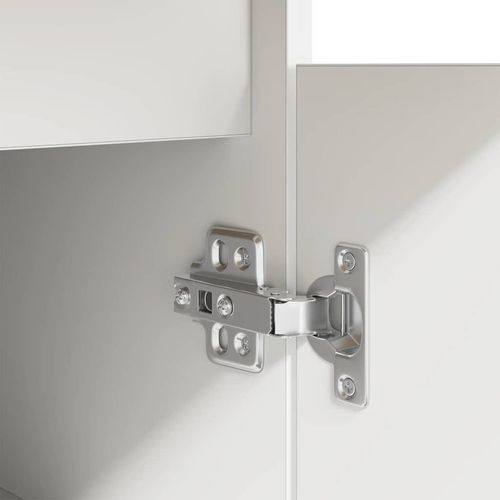 Biurko z półką Biały 140 x 49 x 76 cm Materiał drewnopochodny na Arena.pl