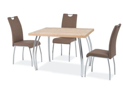 STÓŁ SK-2 DĄB SONOMA/CHROM 102X64 na Arena.pl