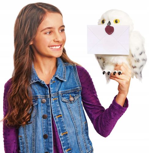 HARRY POTTER HEDWIGA SOWA Z LISTEM INTERAKTYWNA MASKOTKA WIZARDING WORLD na Arena.pl