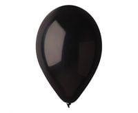 balony 100szt czarne pastelowe 10"   g90/14