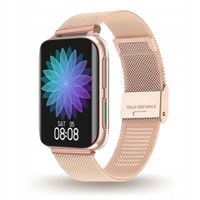 Smartwatch Zegarek Damski GPS Wodoodporny Rozmowy Sport Tętno Polskie Menu