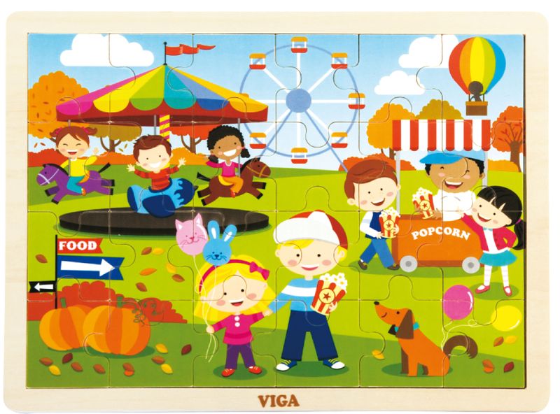 ND18_1845 VIGA 51271 PUZZLE CZTERY PORY ROKU-JESI zdjęcie 2