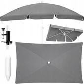 parasol ogrodowy plażowy uchylny mocny 200 cm łamany z uchwytem