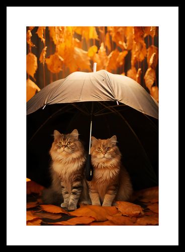 Plakat 20x30cm Jesienny Koci Schron na Arena.pl