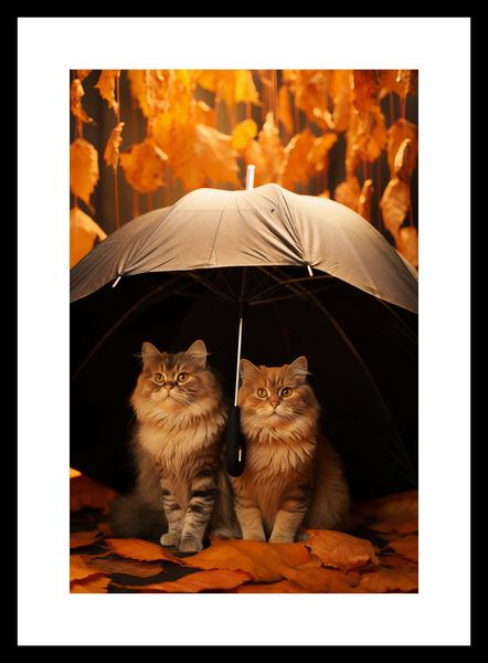 Plakat 20x30cm Jesienny Koci Schron zdjęcie 3