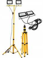 Halogen roboczy na statywie 2*30W przenośny zestaw statyw i przewód
