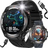 SMARTWATCH MĘSKI GPS WODOODPORNY SPORT SMART WATCH ROZMOWY PULS BP MENU PL