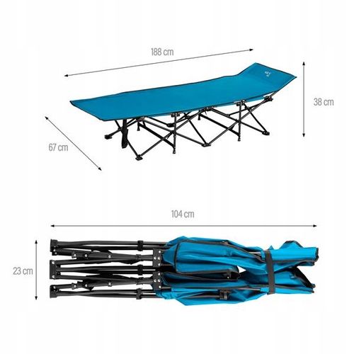 ŁÓŻKO turystyczne polowe NA KEMPING RYBY do ogrodu domu dla gości składane na Arena.pl