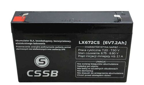 AKUMULATOR 6 V 7,2 AH na Arena.pl