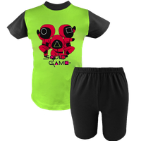 Krótka Piżama dziecięca - Squid Game - Nowy Sezon