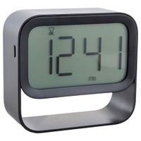 budzik bezprzewodowy  z lampką nocną przenośny