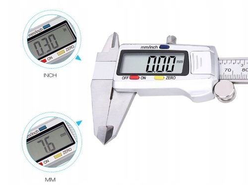 DOKŁADNA Suwmiarka elektroniczna ZE STALI NIERDZEWNEJ cyfrowa 0-150mm na Arena.pl
